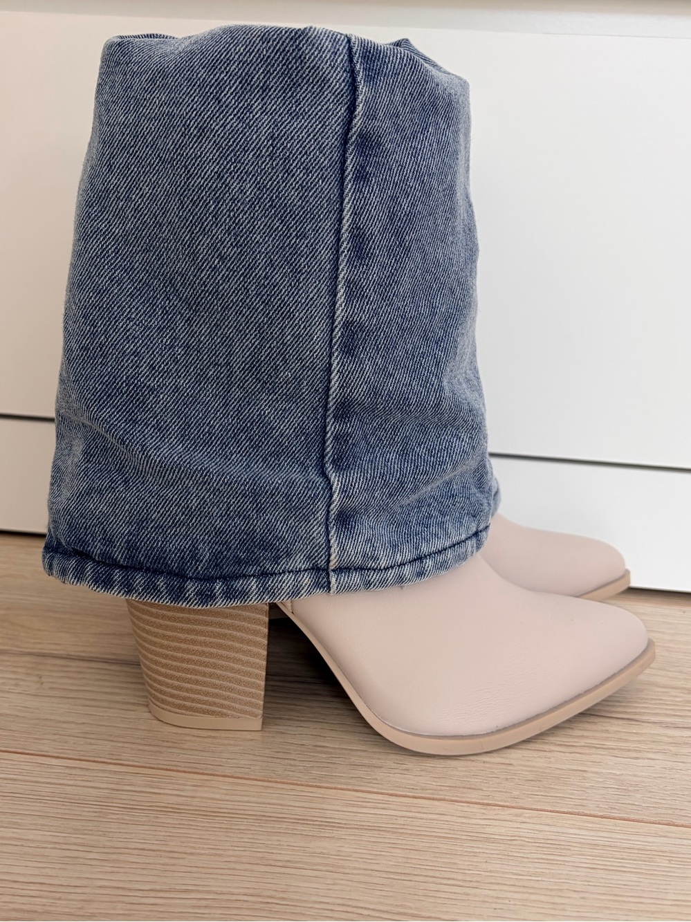 Steve Madden Denim Slouch Boots